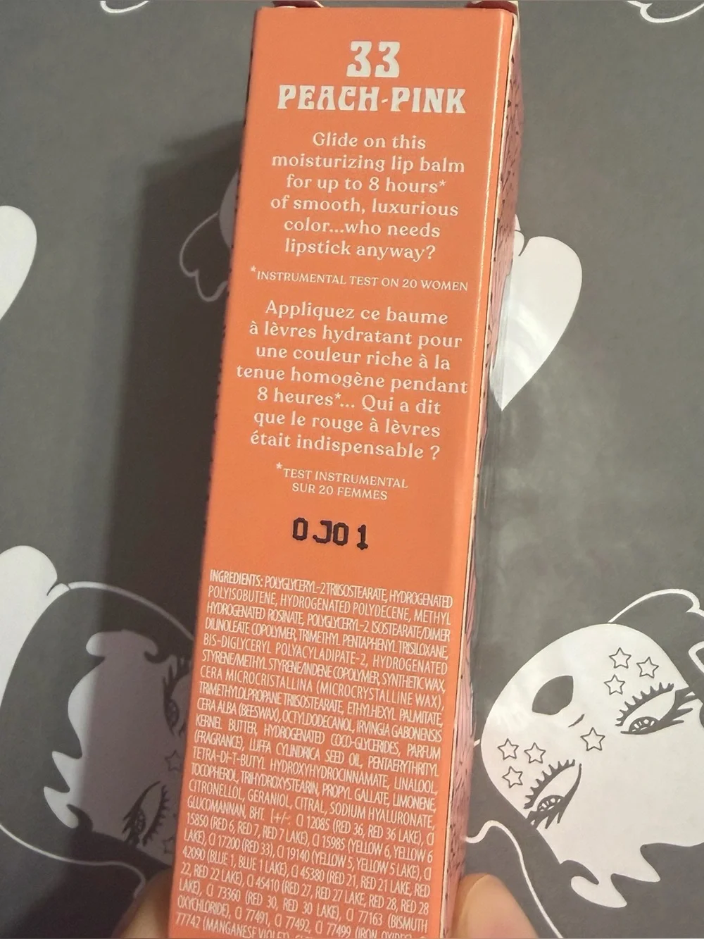 Benefit Moisturizing Lip Balm - Coral Pink-Orange Packaging PEACH PINK 33
